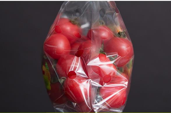 Fruit packaging bags with holes A 